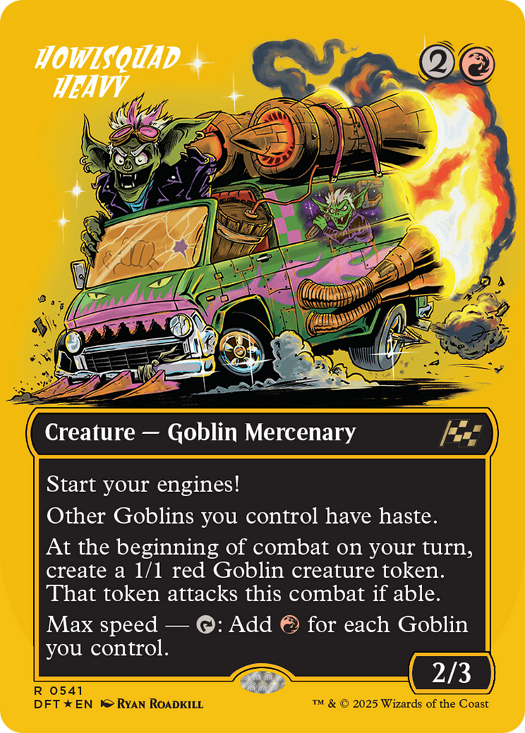Howlsquad Heavy (Borderless) (First-Place Foil) [Aetherdrift] - Magic: The Gathering - Card Brawlers | Quebec | Canada |