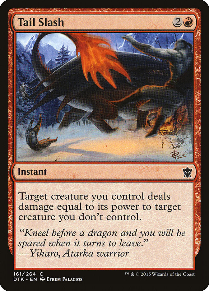 Tail Slash [Dragons of Tarkir] - Magic: The Gathering - Card Brawlers | Quebec | Canada |