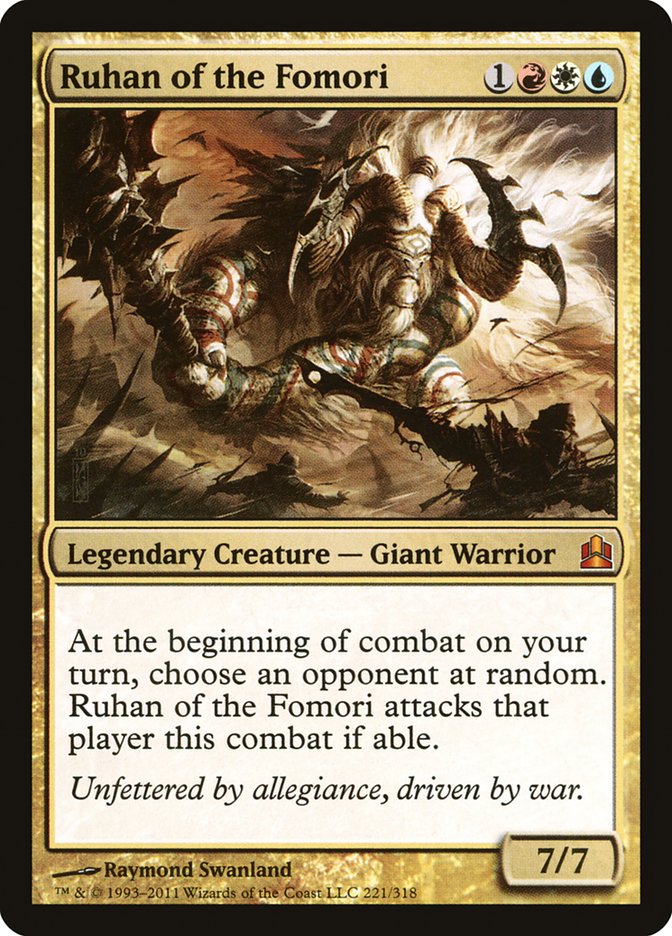 Ruhan of the Fomori [Commander 2011] - Magic: The Gathering - Card Brawlers | Quebec | Canada |