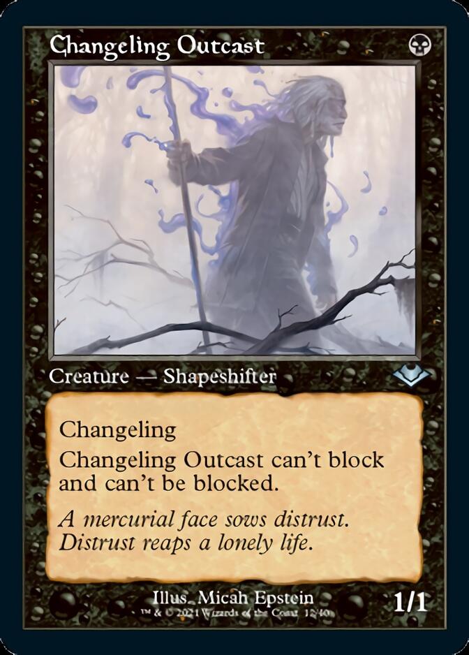 Changeling Outcast (Retro Foil Etched) [Modern Horizons] - Magic: The Gathering - Card Brawlers | Quebec | Canada |