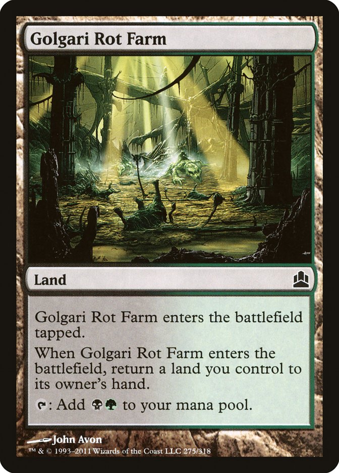 Golgari Rot Farm [Commander 2011] - Magic: The Gathering - Card Brawlers | Quebec | Canada |