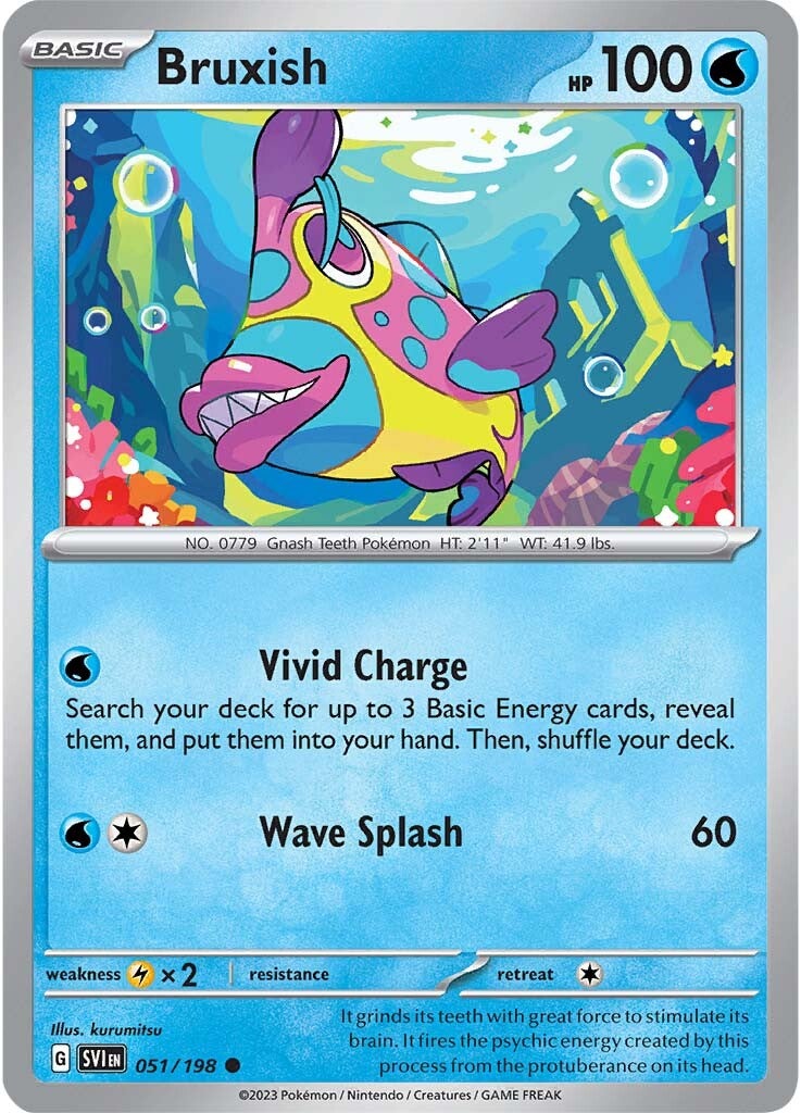 Bruxish (051/198) [Scarlet & Violet: Base Set] - Pokémon - Card Brawlers | Quebec | Canada |