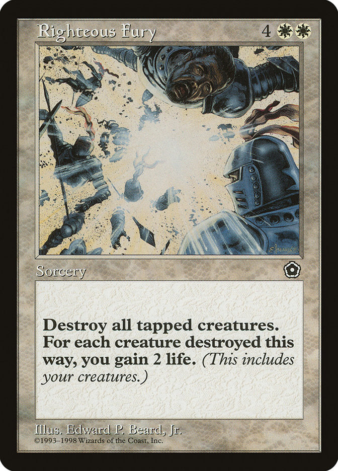 Righteous Fury [Portal Second Age] - Magic: The Gathering - Card Brawlers | Quebec | Canada |