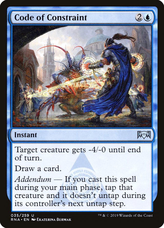 Code of Constraint [Ravnica Allegiance] - Magic: The Gathering - Card Brawlers | Quebec | Canada |