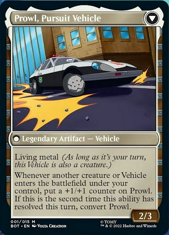 Prowl, Stoic Strategist // Prowl, Pursuit Vehicle [Transformers] - Magic: The Gathering - Card Brawlers | Quebec | Canada |