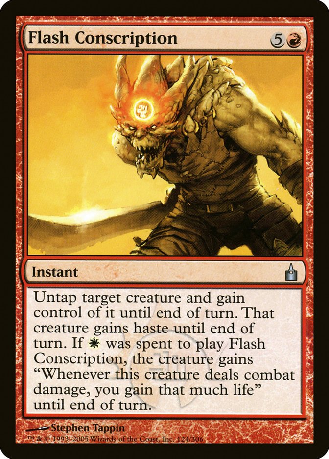 Flash Conscription [Ravnica: City of Guilds] - Magic: The Gathering - Card Brawlers | Quebec | Canada |