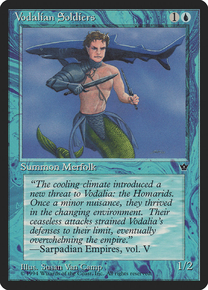 Vodalian Soldiers (Susan Van Camp) [Fallen Empires] - Magic: The Gathering - Card Brawlers | Quebec | Canada |