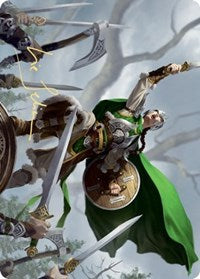 Maja, Bretagard Protector Art Card (Gold-Stamped Signature) [Kaldheim Art Series] - Magic: The Gathering - Card Brawlers | Quebec | Canada |