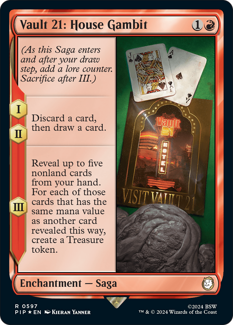 Vault 21: House Gambit (Surge Foil) [Fallout] - Magic: The Gathering - Card Brawlers | Quebec | Canada |
