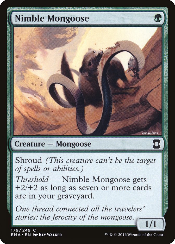 Nimble Mongoose [Eternal Masters] - Magic: The Gathering - Card Brawlers | Quebec | Canada |