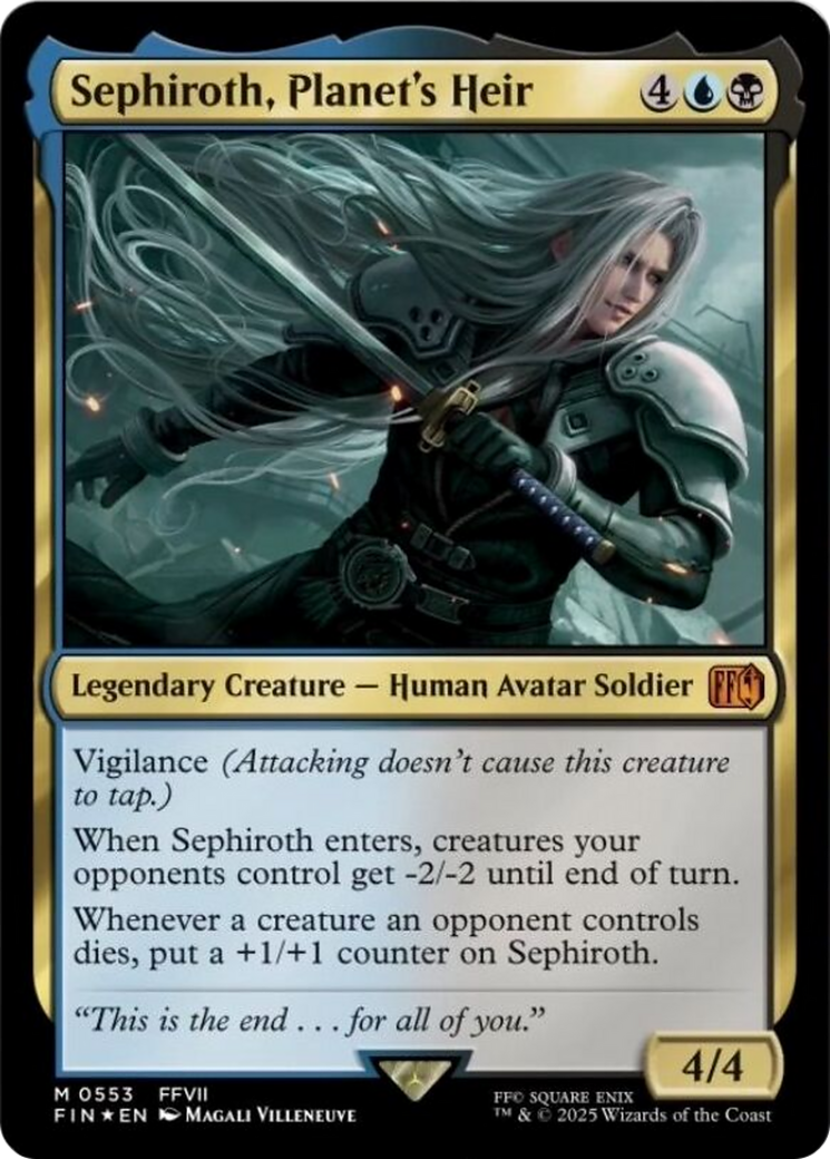 Sephiroth, Planet's Heir [FINAL FANTASY] - Magic: The Gathering - Card Brawlers | Quebec | Canada |