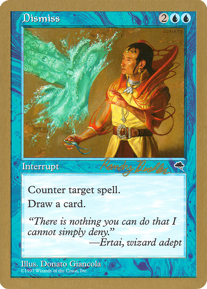 Dismiss (Randy Buehler) [World Championship Decks 1998] - Magic: The Gathering - Card Brawlers | Quebec | Canada |