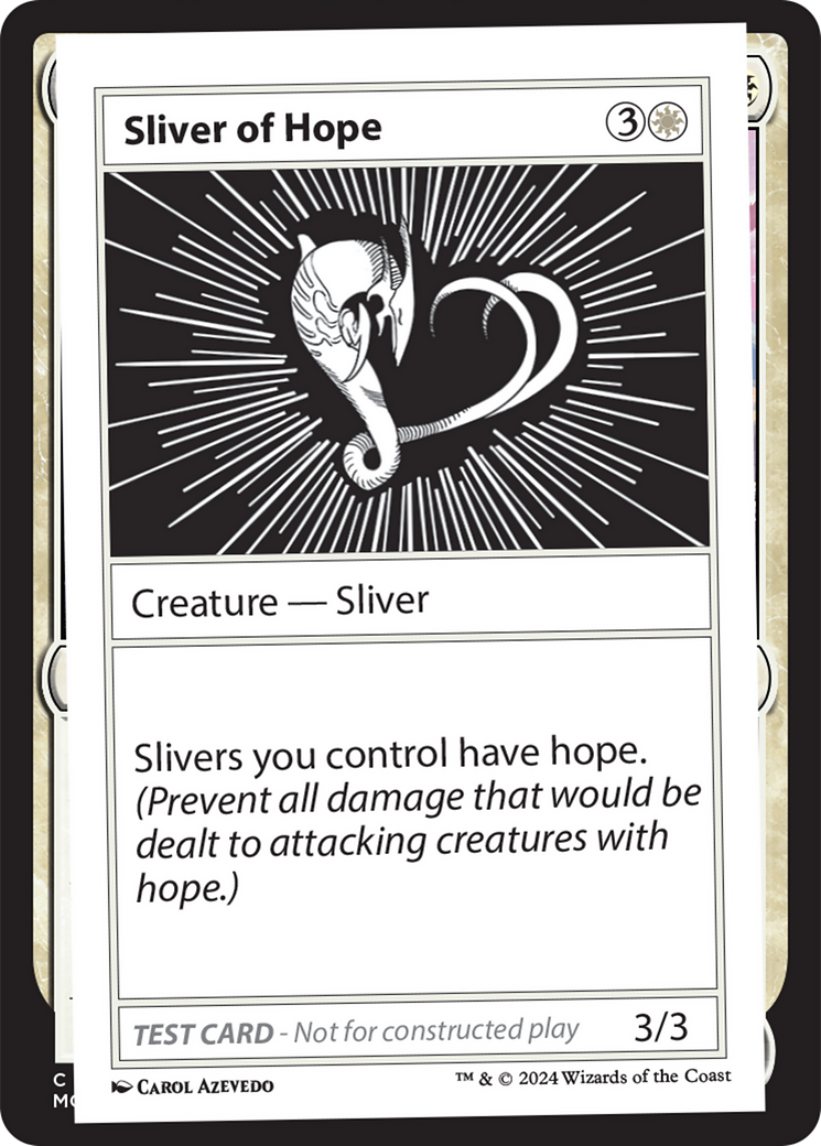 Sliver of Hope [Mystery Booster 2 Playtest Cards] - Magic: The Gathering - Card Brawlers | Quebec | Canada |
