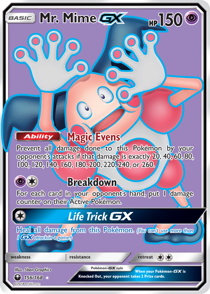 Mr. Mime GX (156/168) [Sun & Moon: Celestial Storm] - Pokémon - Card Brawlers | Quebec | Canada |
