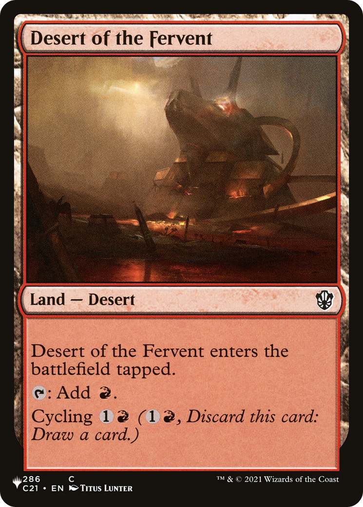 Desert of the Fervent [The List] - Magic: The Gathering - Card Brawlers | Quebec | Canada |