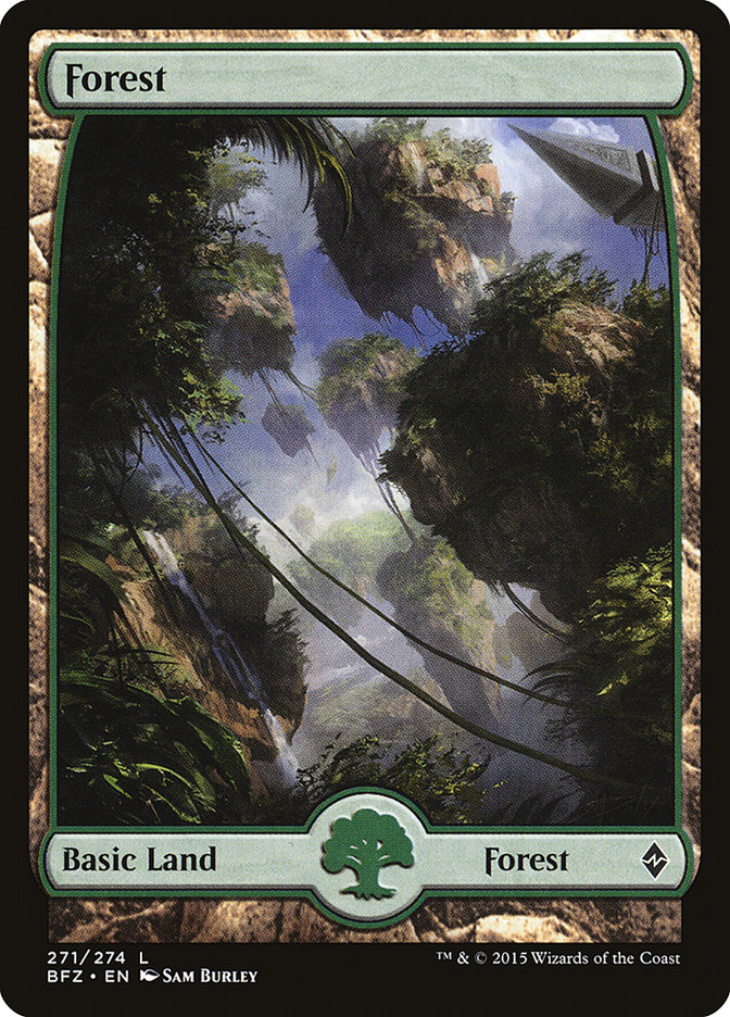 Forest (271) (Full Art) [Battle for Zendikar] - Magic: The Gathering - Card Brawlers | Quebec | Canada |