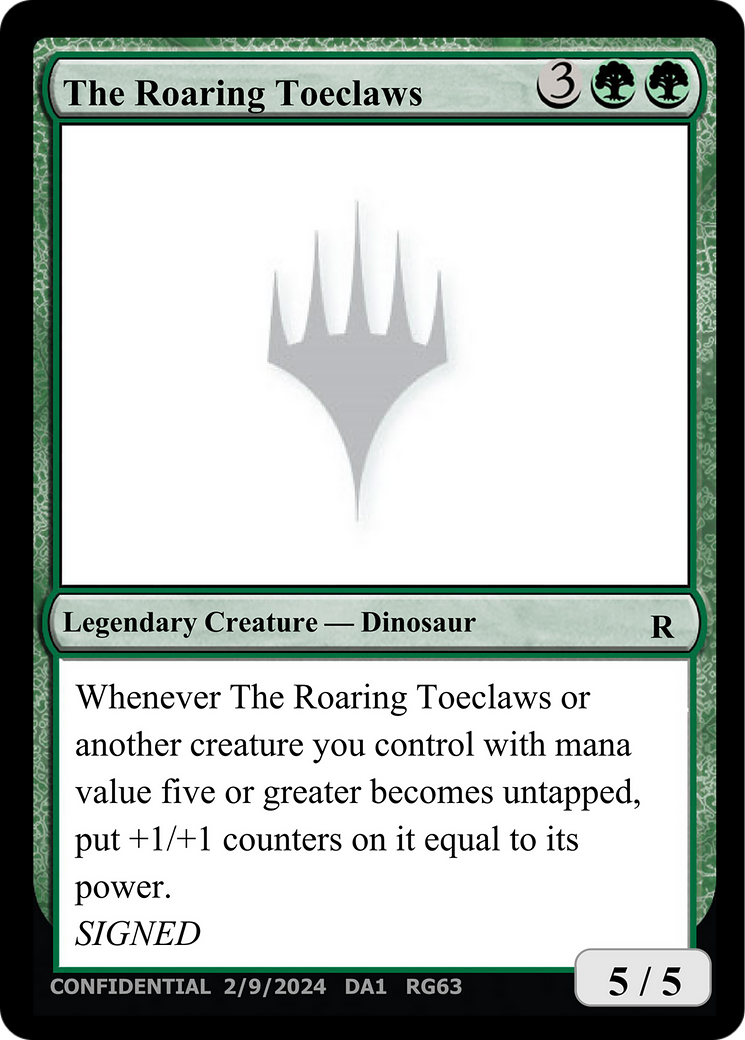 The Roaring Toeclaws [Unknown Event] - Magic: The Gathering - Card Brawlers | Quebec | Canada |