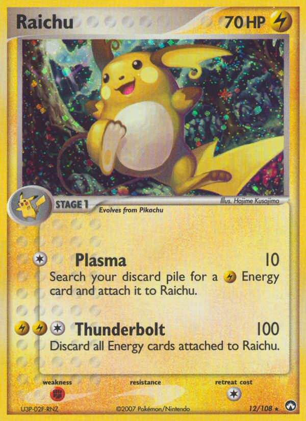 Raichu (12/108) [EX: Power Keepers] - Pokémon - Card Brawlers | Quebec | Canada |