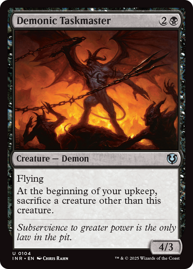 Demonic Taskmaster [Innistrad Remastered] - Magic: The Gathering - Card Brawlers | Quebec | Canada |