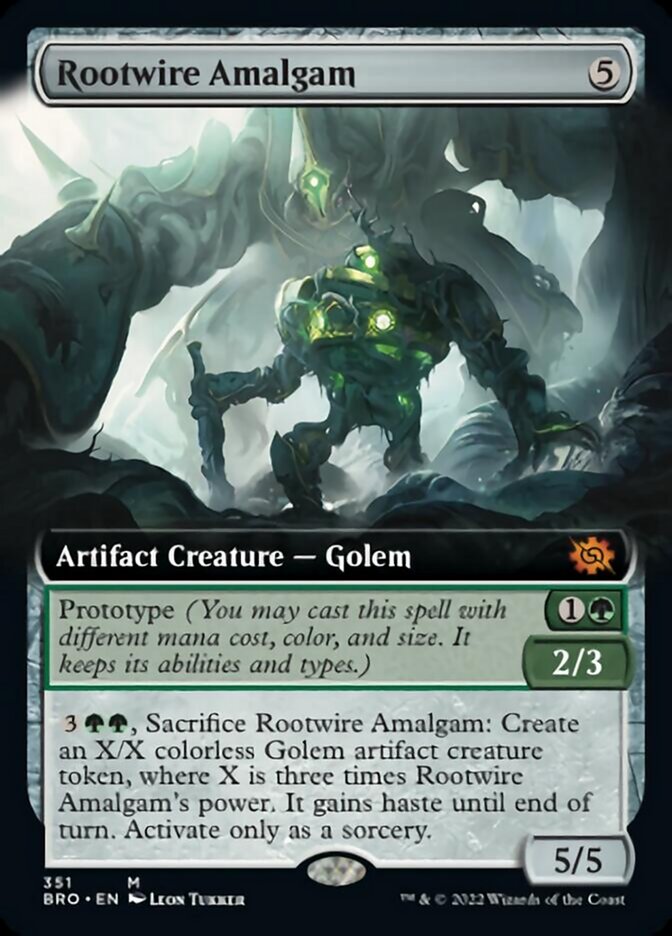 Rootwire Amalgam (Extended Art) [The Brothers' War] - Magic: The Gathering - Card Brawlers | Quebec | Canada |