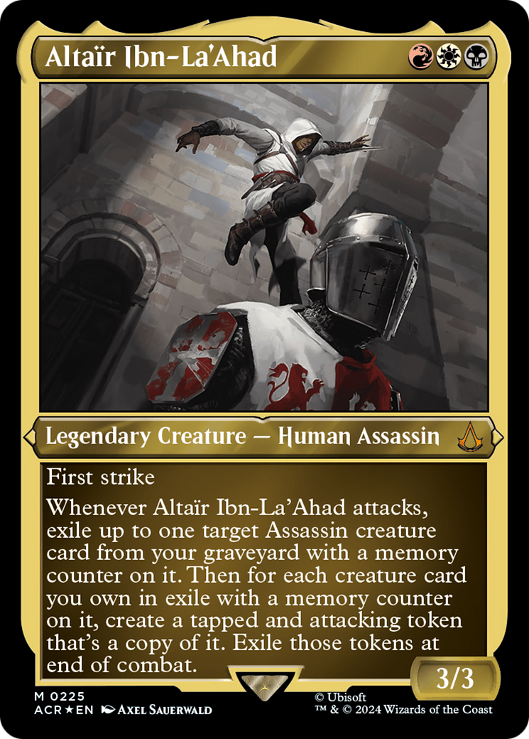 Altair Ibn-La'Ahad (Foil Etched) [Assassin's Creed] - Magic: The Gathering - Card Brawlers | Quebec | Canada |