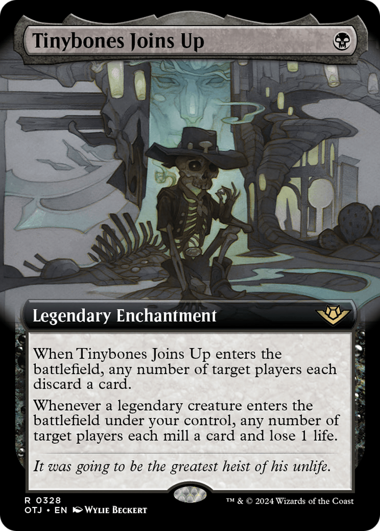 Tinybones Joins Up (Extended Art) [Outlaws of Thunder Junction] - Magic: The Gathering - Card Brawlers | Quebec | Canada |