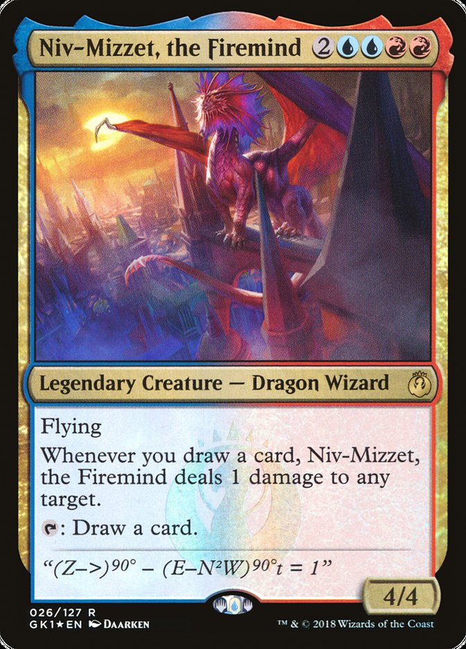 Niv-Mizzet, the Firemind [Guilds of Ravnica Guild Kit] - Magic: The Gathering - Card Brawlers | Quebec | Canada |