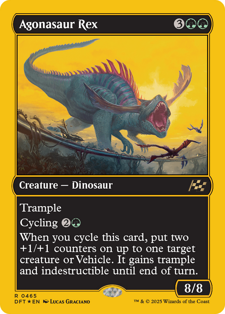 Agonasaur Rex (First-Place Foil) [Aetherdrift] - Magic: The Gathering - Card Brawlers | Quebec | Canada |