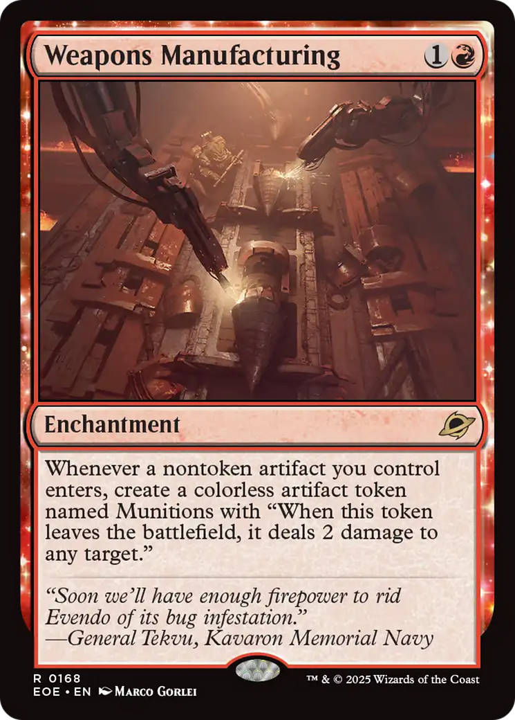 Weapons Manufacturing [Edge of Eternities] - Magic: The Gathering - Card Brawlers | Quebec | Canada |