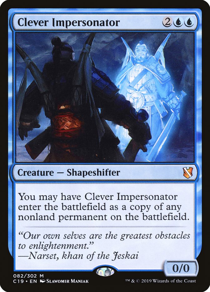 Clever Impersonator [Commander 2019] - Magic: The Gathering - Card Brawlers | Quebec | Canada |