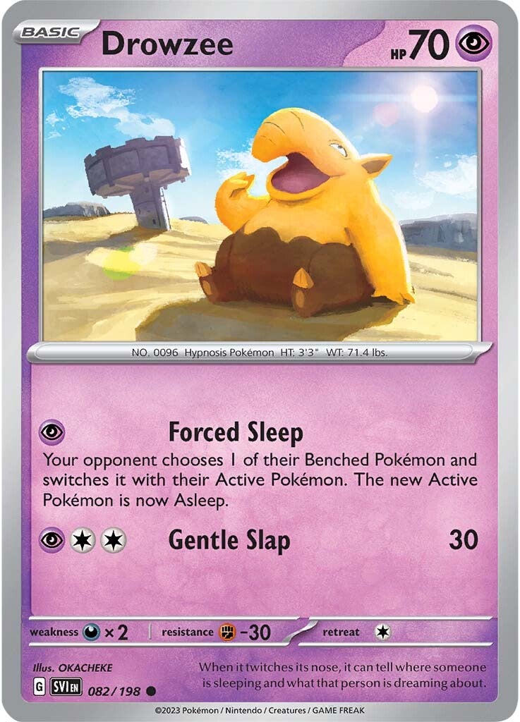 Drowzee (082/198) [Scarlet & Violet: Base Set] - Pokémon - Card Brawlers | Quebec | Canada |