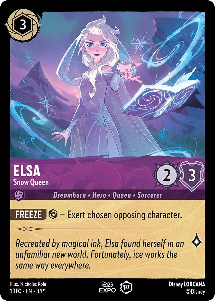 Elsa (3) [D23 Promos] - Disney - Card Brawlers | Quebec | Canada |
