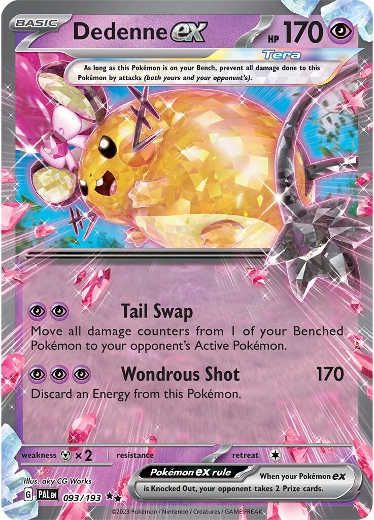 Dedenne ex (093/193) [Scarlet & Violet: Paldea Evolved] - Pokémon - Card Brawlers | Quebec | Canada |