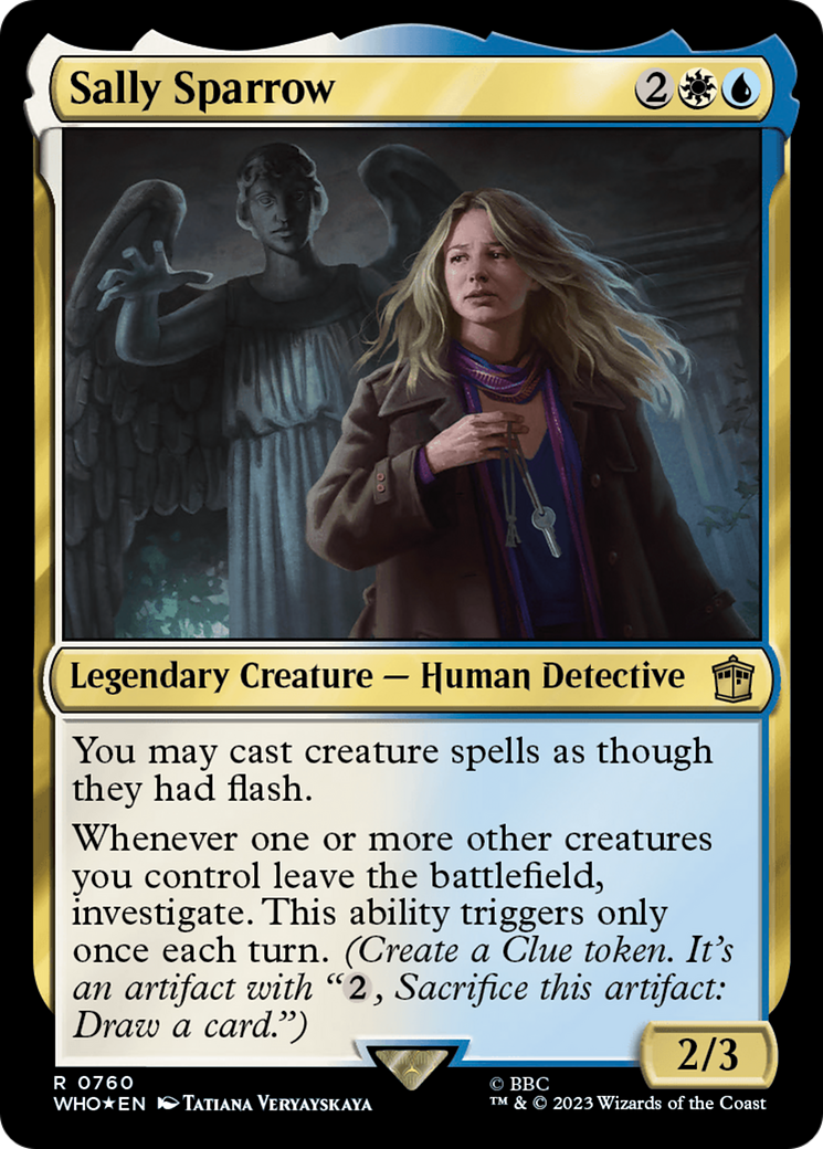 Sally Sparrow (Surge Foil) [Doctor Who] - Magic: The Gathering - Card Brawlers | Quebec | Canada |