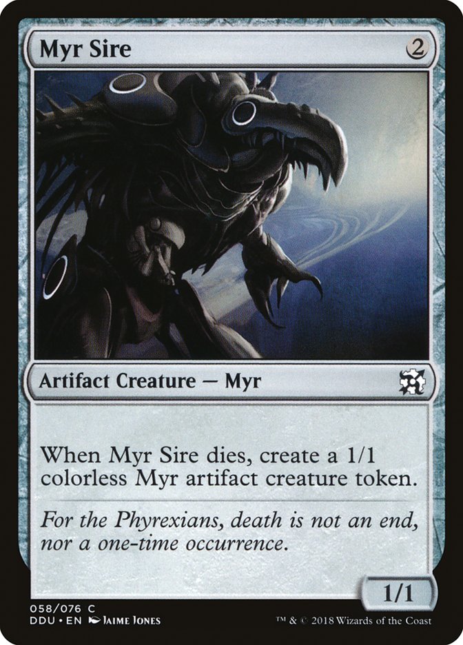 Myr Sire [Duel Decks: Elves vs. Inventors] - Magic: The Gathering - Card Brawlers | Quebec | Canada |