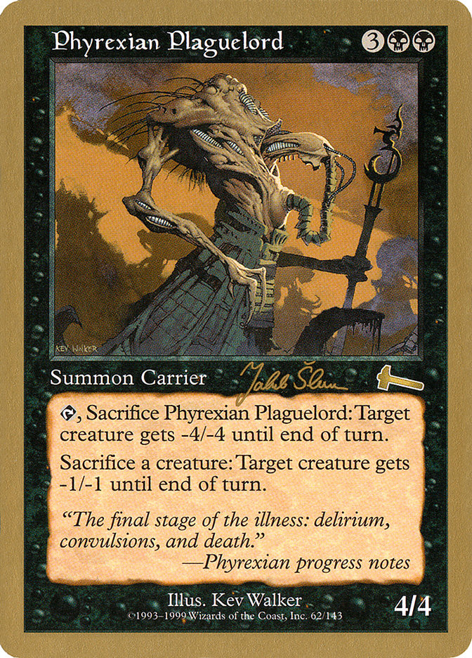 Phyrexian Plaguelord (Jakub Slemr) [World Championship Decks 1999] - Magic: The Gathering - Card Brawlers | Quebec | Canada |