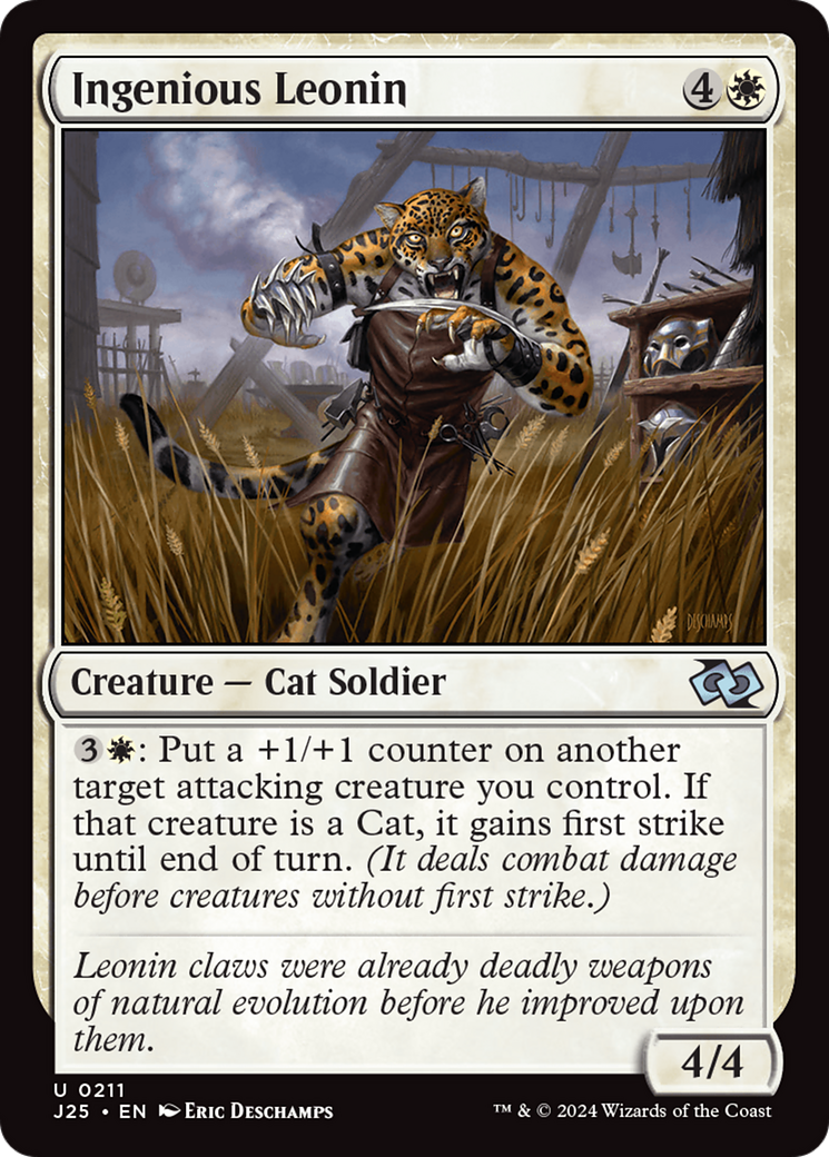 Ingenious Leonin [Foundations Jumpstart] - Magic: The Gathering - Card Brawlers | Quebec | Canada |