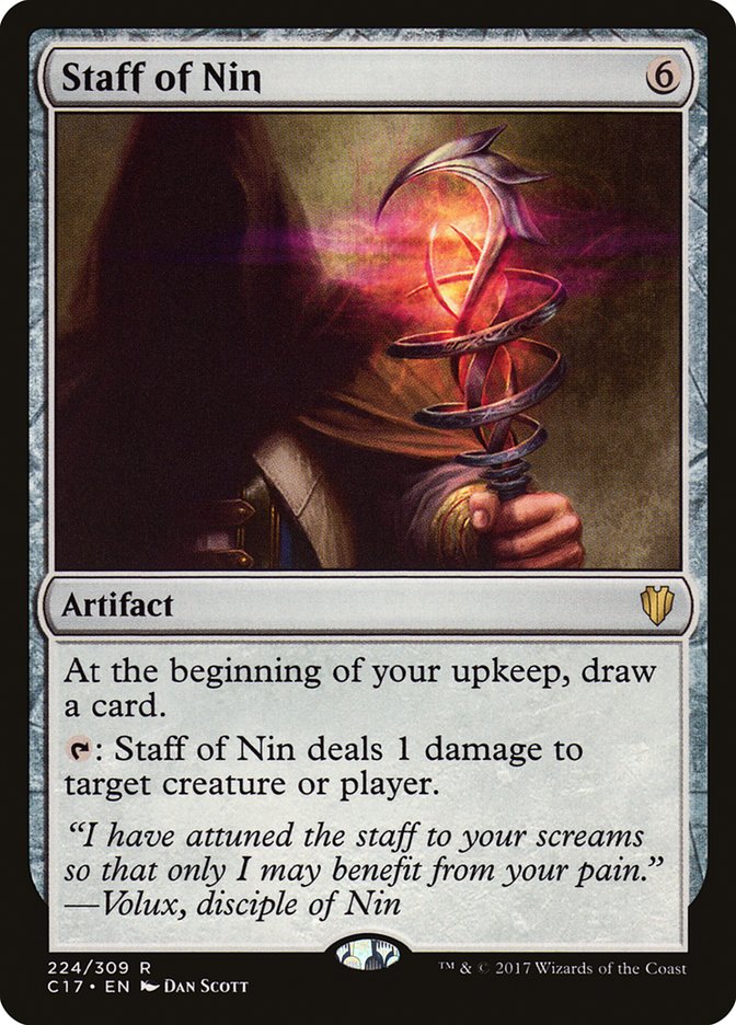 Staff of Nin [Commander 2017] - Magic: The Gathering - Card Brawlers | Quebec | Canada |