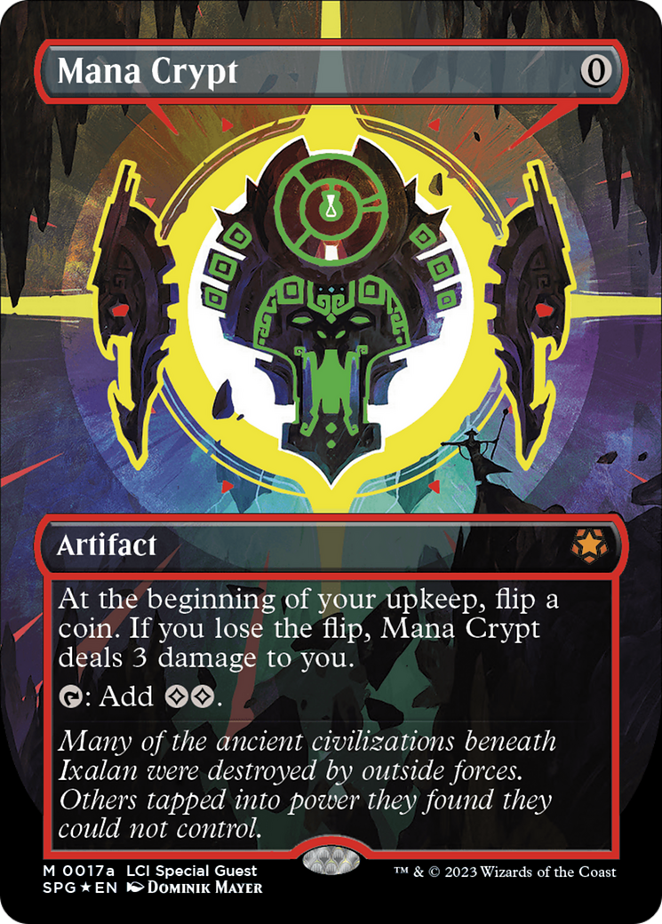 Mana Crypt (0017a) (Borderless) [The Lost Caverns of Ixalan Special Guests] - Magic: The Gathering - Card Brawlers | Quebec | Canada |
