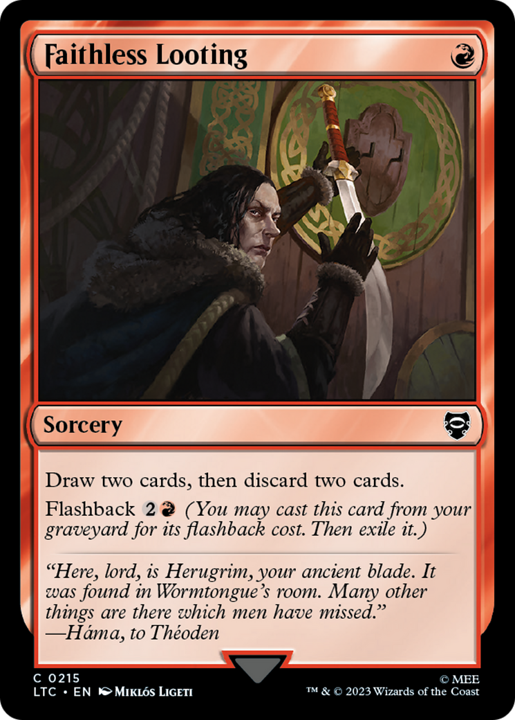 Faithless Looting [The Lord of the Rings: Tales of Middle-Earth Commander] - Magic: The Gathering - Card Brawlers | Quebec | Canada |