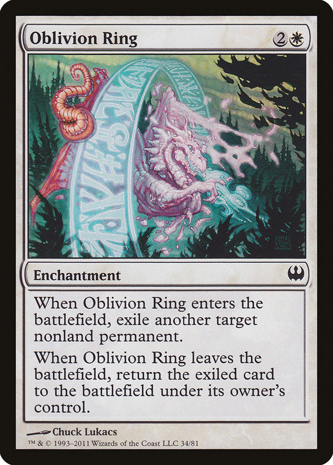 Oblivion Ring [Duel Decks: Knights vs. Dragons] - Magic: The Gathering - Card Brawlers | Quebec | Canada |