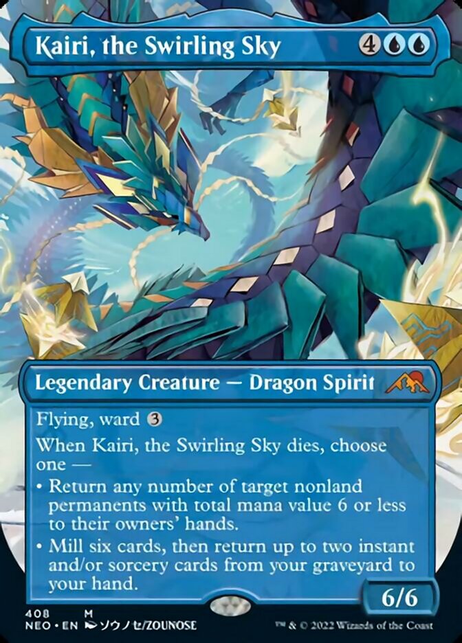 Kairi, the Swirling Sky (Borderless Alternate Art) [Kamigawa: Neon Dynasty] - Magic: The Gathering - Card Brawlers | Quebec | Canada |