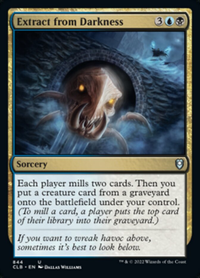 Extract from Darkness [Commander Legends: Battle for Baldur's Gate] - Magic: The Gathering - Card Brawlers | Quebec | Canada |