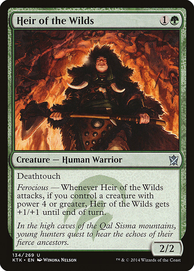 Heir of the Wilds [Khans of Tarkir] - Magic: The Gathering - Card Brawlers | Quebec | Canada |