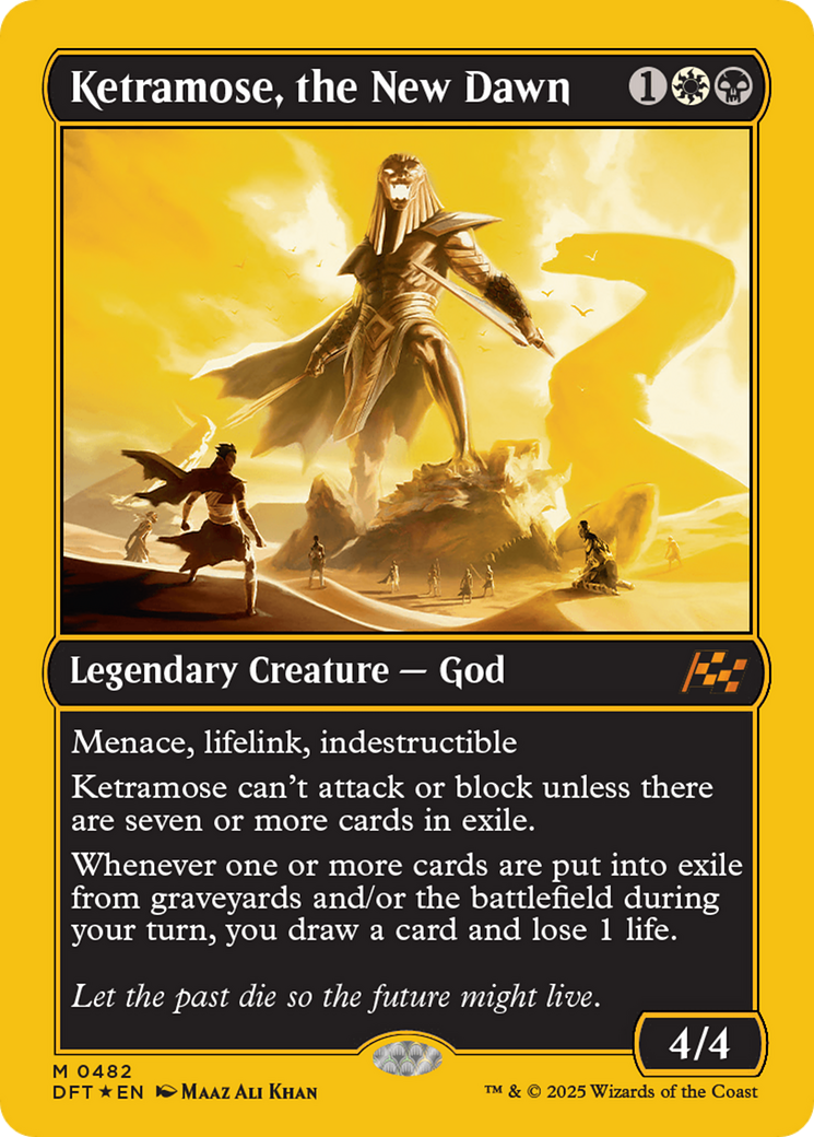 Ketramose, the New Dawn (First-Place Foil) [Aetherdrift] - Magic: The Gathering - Card Brawlers | Quebec | Canada |