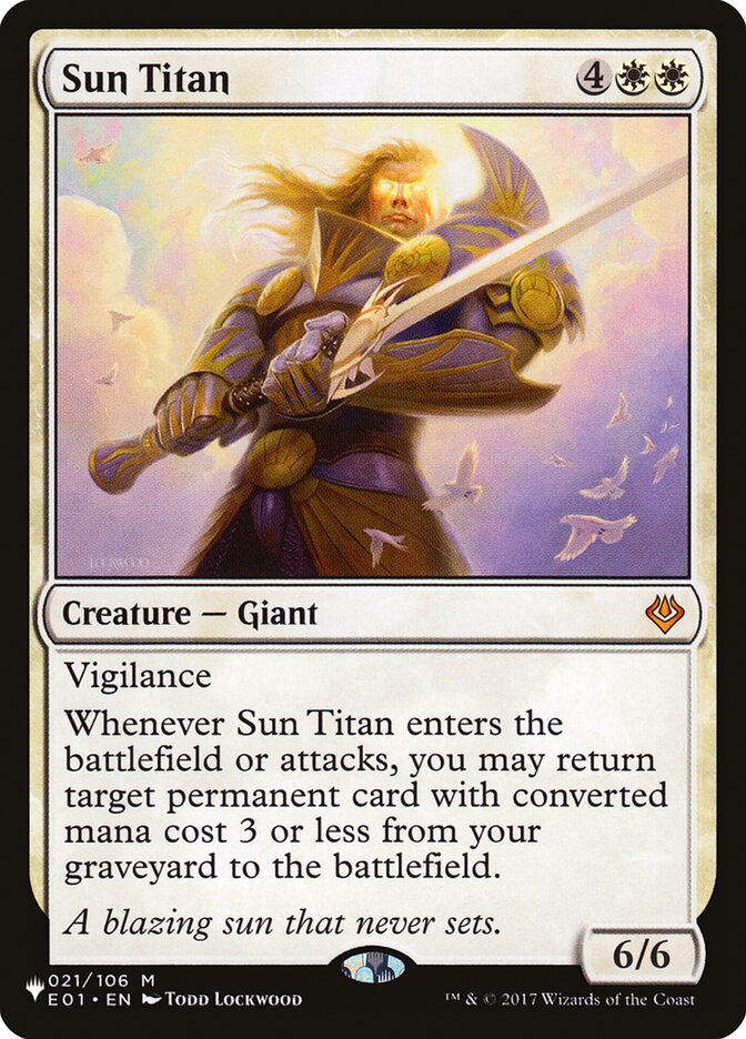 Sun Titan [The List] - Magic: The Gathering - Card Brawlers | Quebec | Canada |