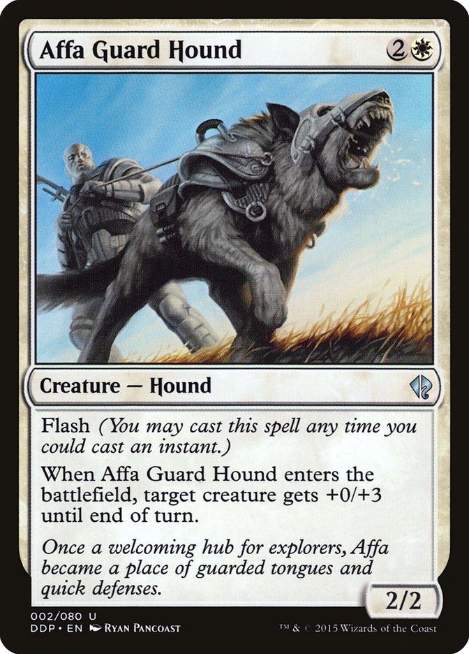Affa Guard Hound [Duel Decks: Zendikar vs. Eldrazi] - Magic: The Gathering - Card Brawlers | Quebec | Canada |