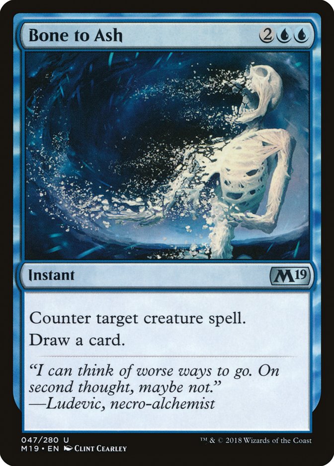 Bone to Ash [Core Set 2019] - Magic: The Gathering - Card Brawlers | Quebec | Canada |