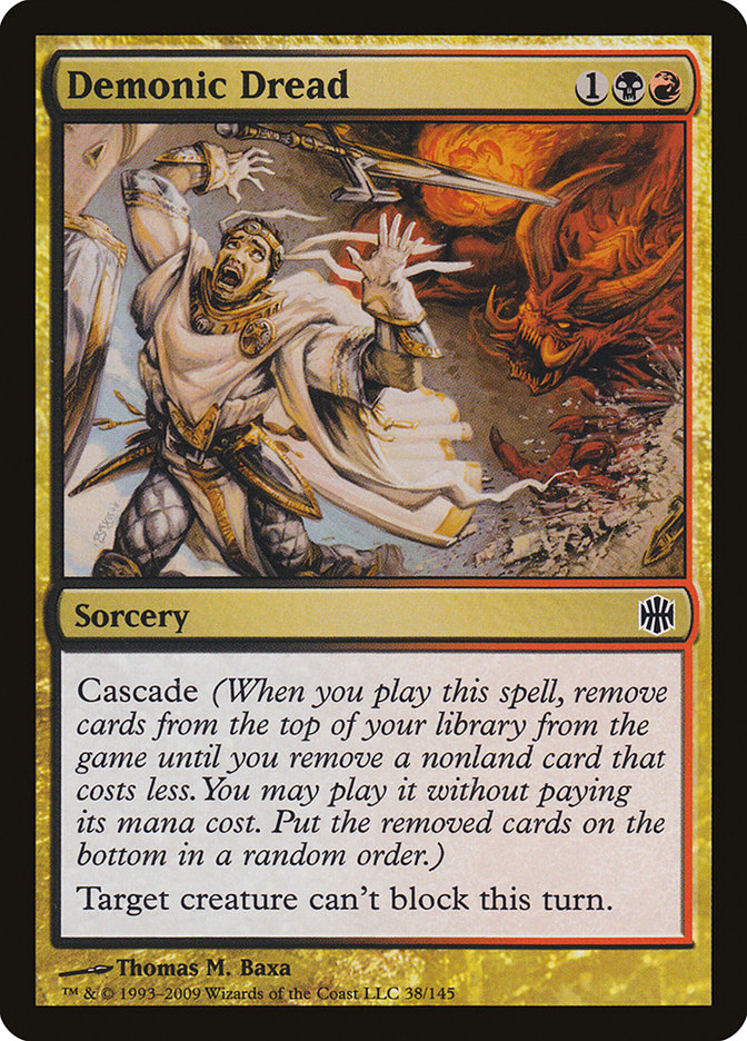 Demonic Dread [Alara Reborn] - Magic: The Gathering - Card Brawlers | Quebec | Canada |