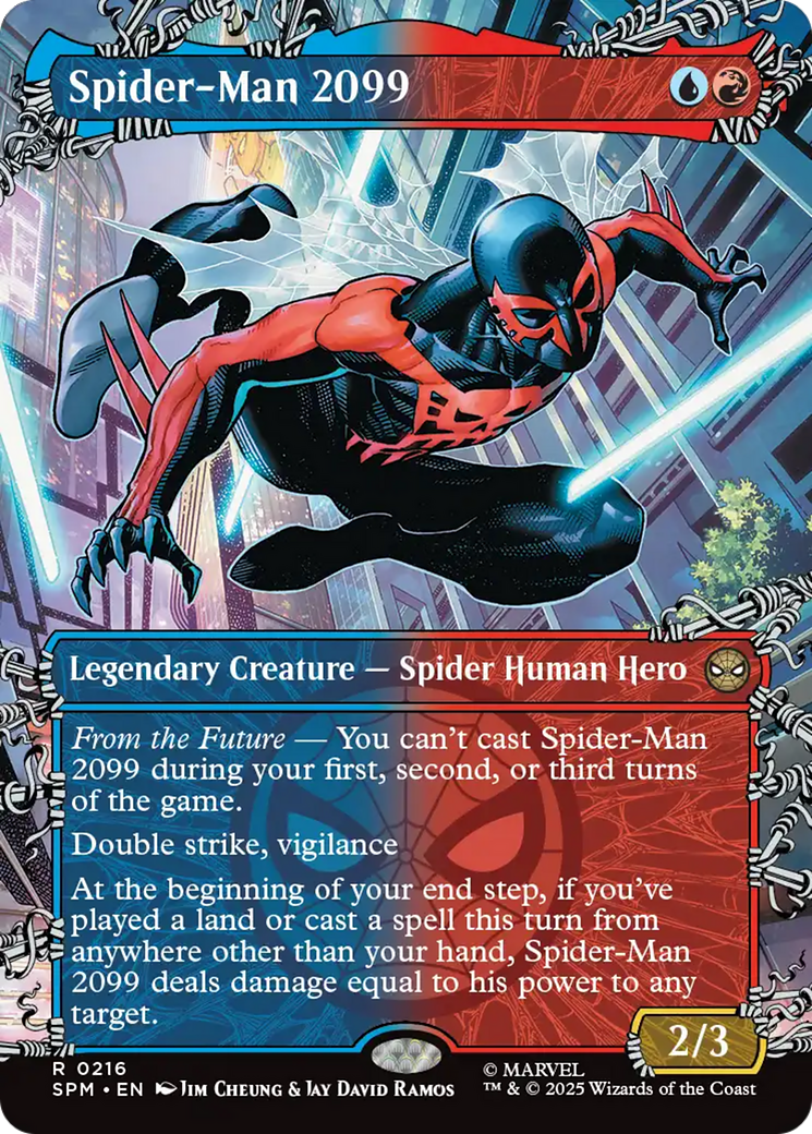 Spider-Man 2099 (0216) (Borderless) [Marvel's Spider-Man] - Magic: The Gathering - Card Brawlers | Quebec | Canada |